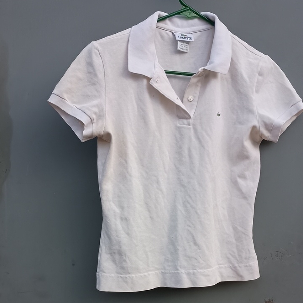 Lacoste Off-White Polo Shirt